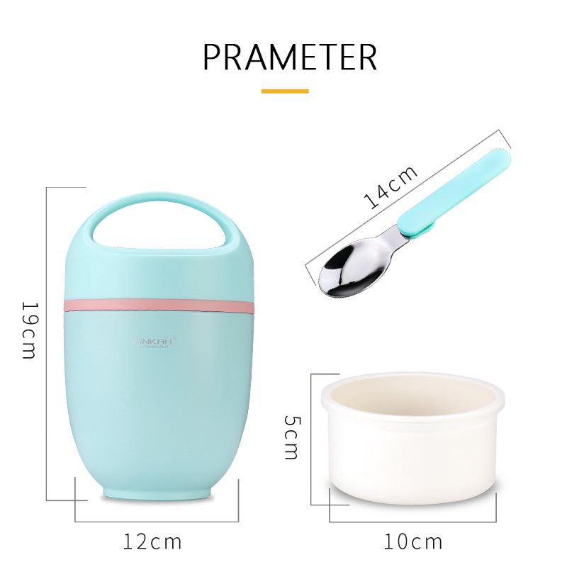 Pinkah Insulated Lunch Box with Spoon