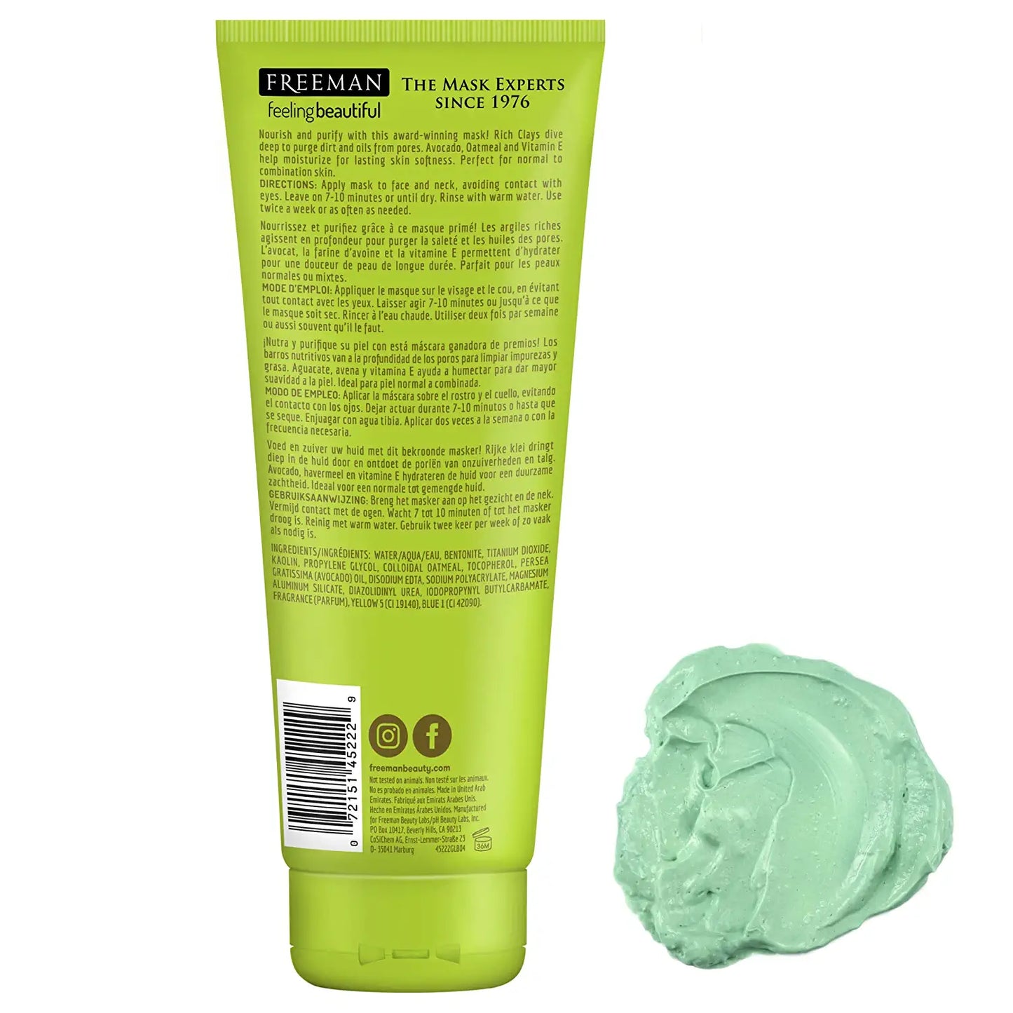 Freeman Facial Mask Variety Pack: Oil Absorbing Clay
