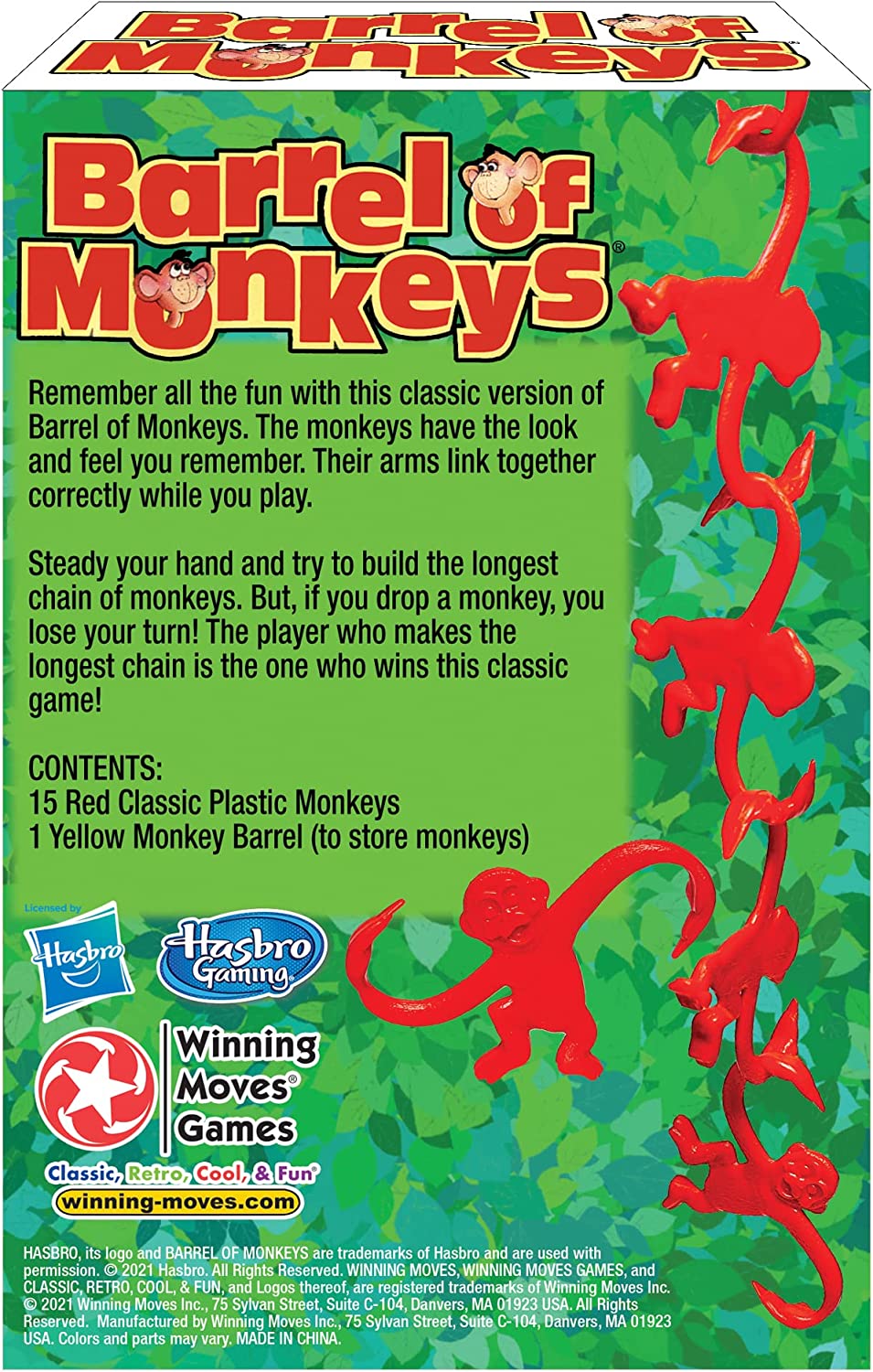 Winning Moves Games Classic Barrel of Monkeys