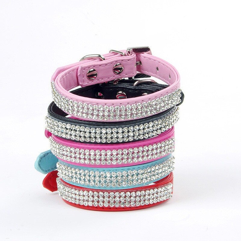 Bling Rhinestone PU Leather Crystal Diamond