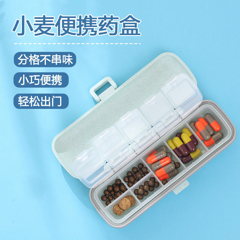 Portable Medicine Box Seven-compartment