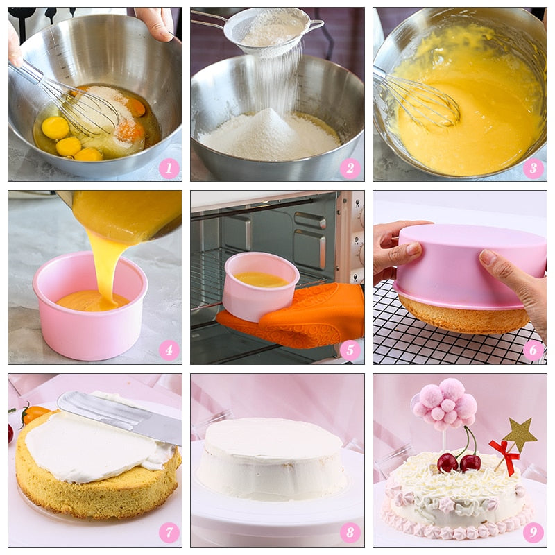Round Cake Silicone Cheesecake Pan Baking Forms
